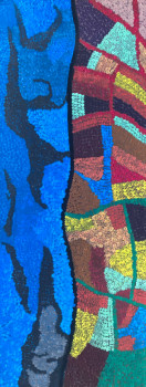 Œuvre contemporaine nommée « Coloured field », Réalisée par SHAMANDRA