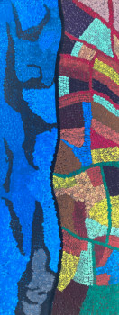 Œuvre contemporaine nommée « Coloured field », Réalisée par SHAMANDRA