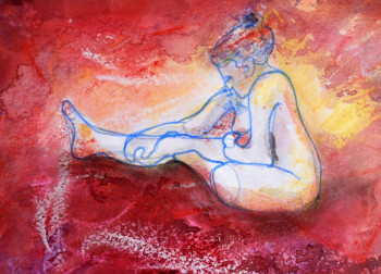 Œuvre contemporaine nommée « Cire19 », Réalisée par VALENTINE CARRE