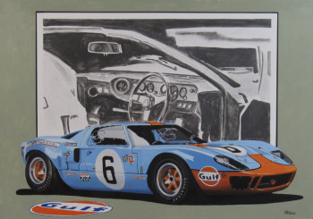 Œuvre contemporaine nommée « Ford GT40 », Réalisée par REBER KAROL