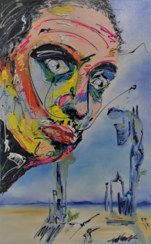 Œuvre contemporaine nommée « Dali - Le fou ...? », Réalisée par GABRIEL ANGELO CAMPANOZZI