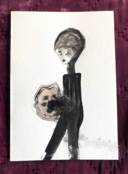Œuvre contemporaine nommée « " Indigeste " », Réalisée par ALINE KHIEU