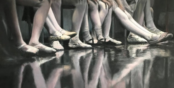 Œuvre contemporaine nommée « Ballerines », Réalisée par MARIE NOëL GOUëT