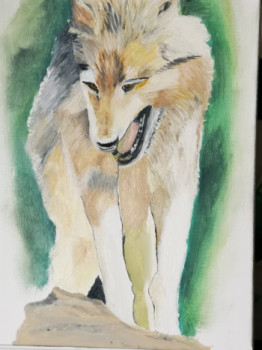 Œuvre contemporaine nommée « Loup », Réalisée par MARCO