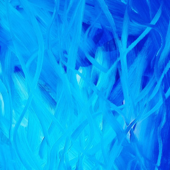 Œuvre contemporaine nommée « Colère bleue », Réalisée par FRANE