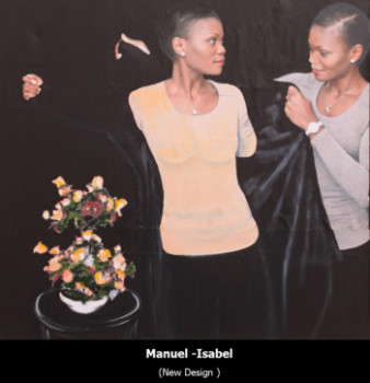 Œuvre contemporaine nommée « MANUEL-ISABEL », Réalisée par NSAMBU I