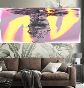 Œuvre contemporaine nommée « Mise en scène », Réalisée par JANE BOVA