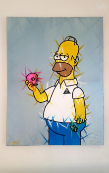 Œuvre contemporaine nommée « HUMM », Réalisée par ARIé