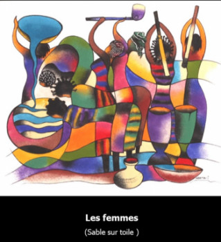 Œuvre contemporaine nommée « LES FEMMES », Réalisée par NSAMBU I