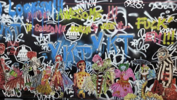 Œuvre contemporaine nommée « Wall of Drash », Réalisée par DRASH LA KRASS