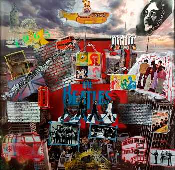 Œuvre contemporaine nommée « The Beatles 1963 », Réalisée par GABRIEL ANGELO CAMPANOZZI