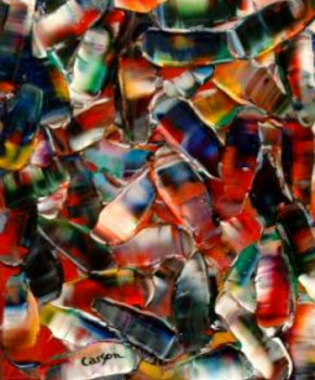 Œuvre contemporaine nommée « Douce pétale fleurie - Sold / Vendu - estimation : 5 000 € », Réalisée par CHARLES CARSON, GMBA, CREATEUR DU MOUVEMENT 'CARSONISME'