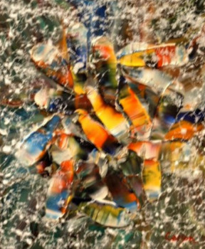 Œuvre contemporaine nommée « Aux quatre vents - Sold / Vendu - Estimation : 5 000 € », Réalisée par CHARLES CARSON, GMBA, CREATEUR DU MOUVEMENT 'CARSONISME'