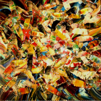 Œuvre contemporaine nommée « Douceur aux arômes sucrées - Sold / Vendu - Estimation : 30 000 € », Réalisée par CHARLES CARSON, GMBA, CREATEUR DU MOUVEMENT 'CARSONISME'
