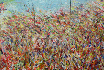 Œuvre contemporaine nommée « Brise printanière - Sold / Vendu - Estimation : 500 000 € », Réalisée par CHARLES CARSON, GMBA, CREATEUR DU MOUVEMENT 'CARSONISME'