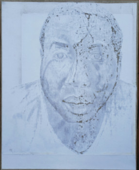 Œuvre contemporaine nommée « Portrait de Michel Zecler - Portrait of Michel Zecler », Réalisée par LAWRENCE
