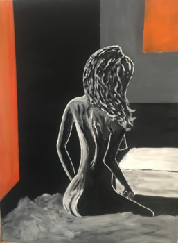 Œuvre contemporaine nommée « femme nue », Réalisée par HESSE