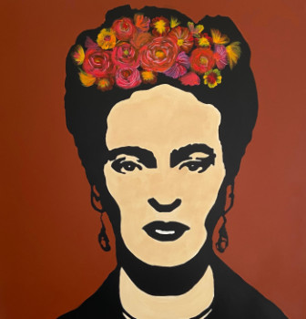 Œuvre contemporaine nommée « Frida 2 », Réalisée par JA
