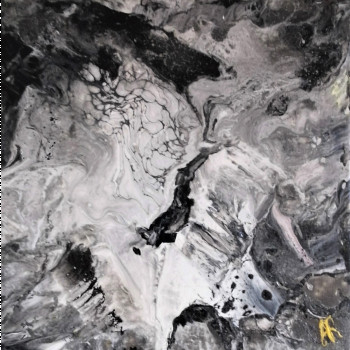 Œuvre contemporaine nommée « Nuances de gris 2 », Réalisée par ANNE ROBIN