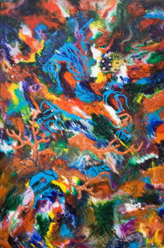 Œuvre contemporaine nommée « "CARSONISME" Havre de paix haut en couleurs.  Estimation : 100 000  € », Réalisée par CHARLES CARSON, GMBA, CREATEUR DU MOUVEMENT 'CARSONISME'