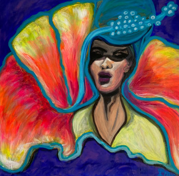 Œuvre contemporaine nommée « Madame printemps », Réalisée par FYPBIE