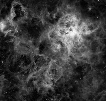 Œuvre contemporaine nommée « NGC 2070, the Tarantula Nebula », Réalisée par KIM PHOTOGRAPHY