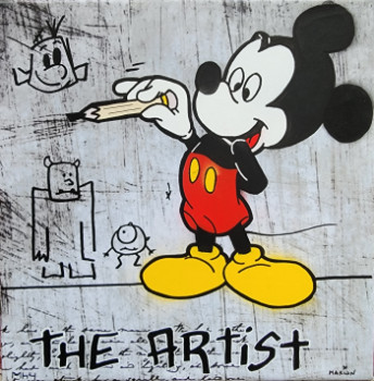 Œuvre contemporaine nommée « "Mickey The Artist" », Réalisée par MHY ART'S