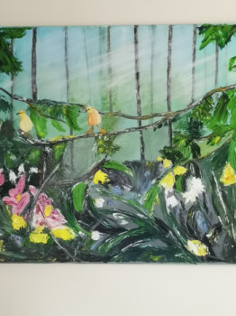 Œuvre contemporaine nommée « Forêt tropical », Réalisée par MARCO