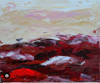 Œuvre contemporaine nommée « Terre rouge », Réalisée par BONNEAU-MARRON