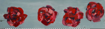 Œuvre contemporaine nommée « 4 red roses », Réalisée par BONNEAU-MARRON