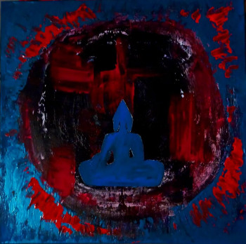 Œuvre contemporaine nommée « Méditation », Réalisée par FRANçOISE BEAUQUEL