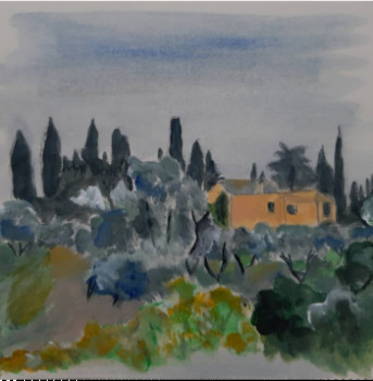 Petit paysage de la Provence Sur le site d’ARTactif