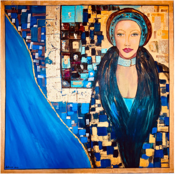 Œuvre contemporaine nommée « Olympe », Réalisée par ASTRID FRACCOLA