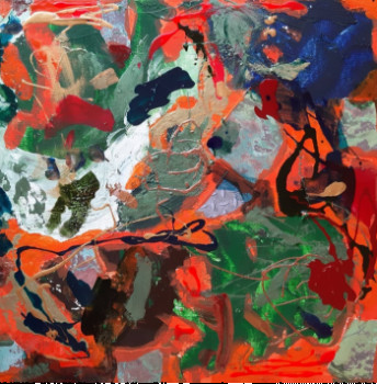 Œuvre contemporaine nommée « Orange strength », Réalisée par BONNEAU-MARRON