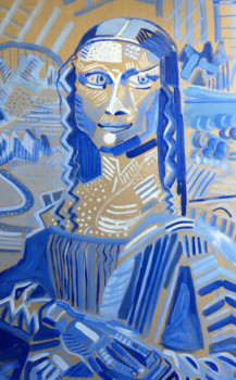 Œuvre contemporaine nommée « Mona Lisa », Réalisée par CAROLE DUHAYER