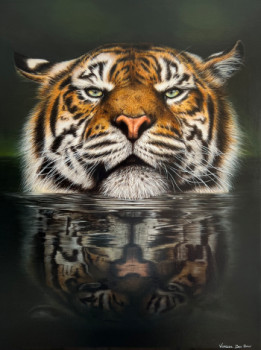 Œuvre contemporaine nommée « Le tigre », Réalisée par VANESSA BEN AMOR