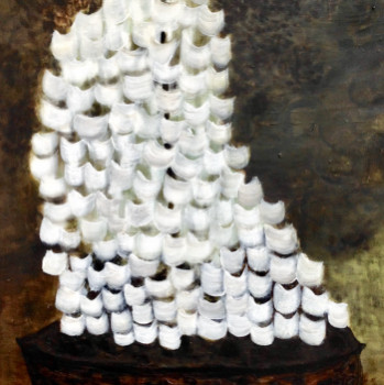 Œuvre contemporaine nommée « Coque de noix », Réalisée par ELEANOR GABRIEL