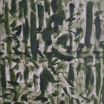 Œuvre contemporaine nommée « bambouseraie », Réalisée par IIIOHAND