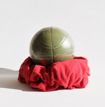 Œuvre contemporaine nommée « Sphère Or Vert », Réalisée par JARIKU