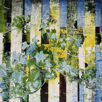Œuvre contemporaine nommée « Merging ivy Green », Réalisée par ALAIN CABOT
