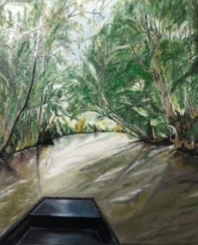 Œuvre contemporaine nommée « Marais poitevin », Réalisée par GYL