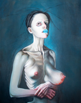 Œuvre contemporaine nommée « Un monstre ou un clown », Réalisée par SANDRA BIGOTTI