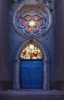 Œuvre contemporaine nommée « Entrée de l'église Saint-Pierre-Saint-Paul », Réalisée par JULIEN PROVOT