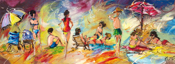 Œuvre contemporaine nommée « Un jour d’été », Réalisée par ZEINA HOKAYEM