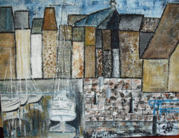 Œuvre contemporaine nommée « HONFLEUR », Réalisée par BIACHE CHRISTANE