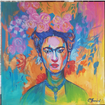 Œuvre contemporaine nommée « Frida for ever », Réalisée par CATHERINE THONIARD