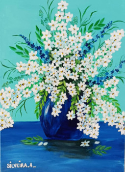 Œuvre contemporaine nommée « Les Marguerites », Réalisée par SILVEIRA ANTOINE