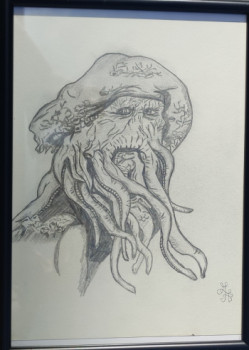 Œuvre contemporaine nommée « Davy Jones », Réalisée par ARTISTE.AA