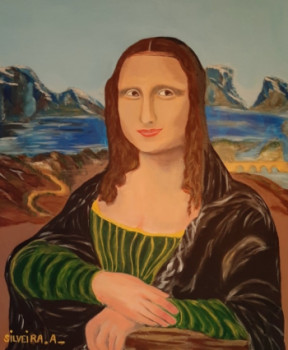 Œuvre contemporaine nommée « Mi Mona Lisa », Réalisée par SILVEIRA ANTOINE