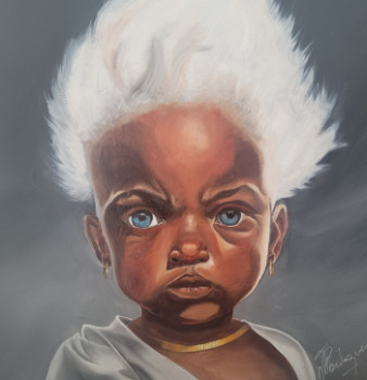 Œuvre contemporaine nommée « Bébé en colère. », Réalisée par NATALI